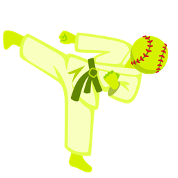 softball and martial arts uniform