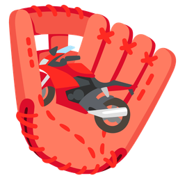 softball and motorcycle