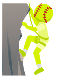 softball and mountain