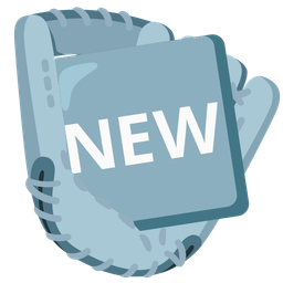 softball and NEW button