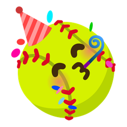 softball and partying face