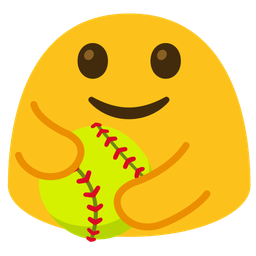 softball and people hugging