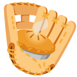softball and pie