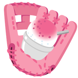 softball and shaved ice