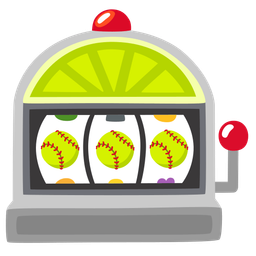 softball and slot machine