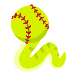 softball and snake