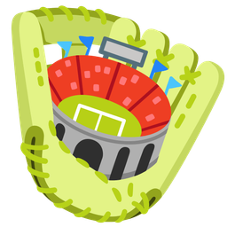 softball and stadium