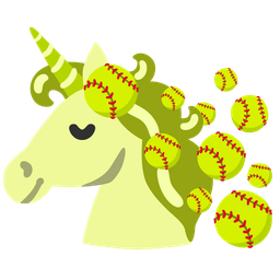 softball and unicorn