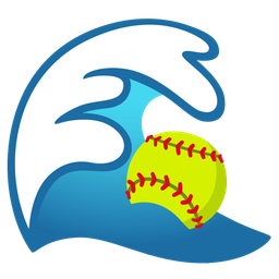 softball and water wave