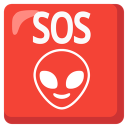 SOS button and alien