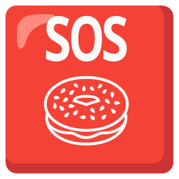 SOS button and bagel