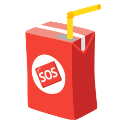 SOS button and beverage box