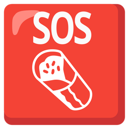 SOS button and burrito