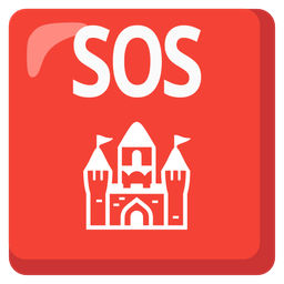 SOS button and castle