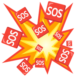 SOS button and collision