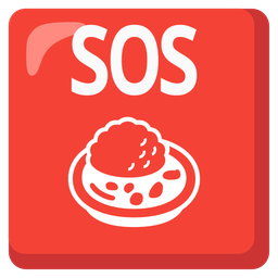 SOS button and curry rice