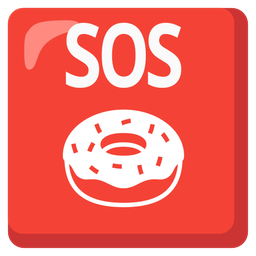 SOS button and doughnut