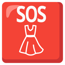 SOS button and dress