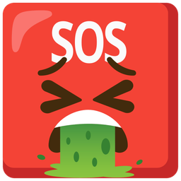 SOS button and face vomiting