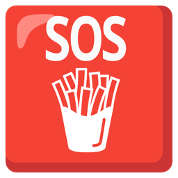 SOS button and french fries