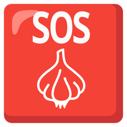 SOS button and garlic