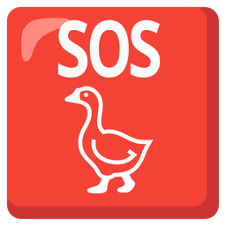 SOS button and goose