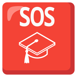SOS button and graduation cap