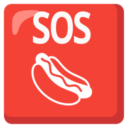 SOS button and hot dog