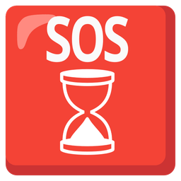 SOS button and hourglass done