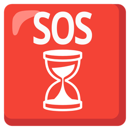 SOS button and hourglass not done