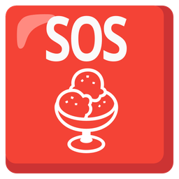 SOS button and ice cream