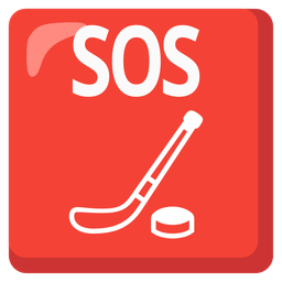 SOS button and ice hockey