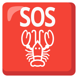SOS button and lobster