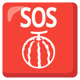 SOS button and melon