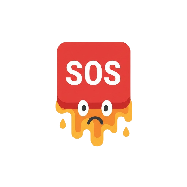SOS button and Melting face
