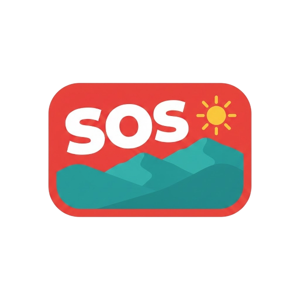 SOS button and National park