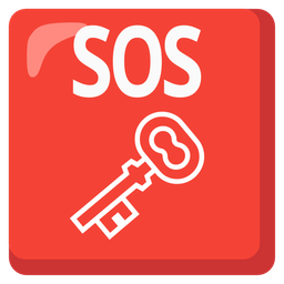 SOS button and old key