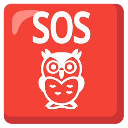 SOS button and owl