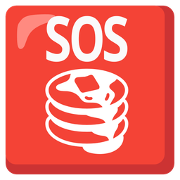 SOS button and pancakes