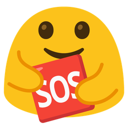 SOS button and people hugging