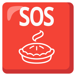 SOS button and pie