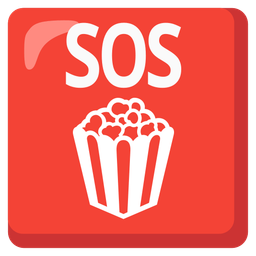 SOS button and popcorn