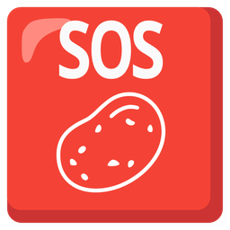 SOS button and potato
