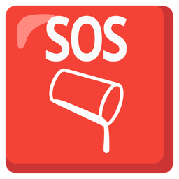 SOS button and pouring liquid