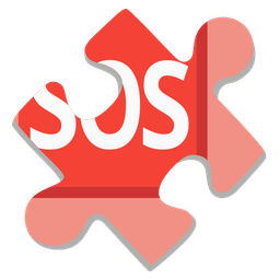 SOS button and puzzle piece