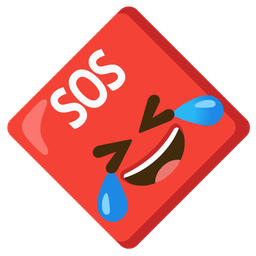 SOS button and Rolling on the floor laughing