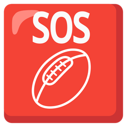 SOS button and rugby football