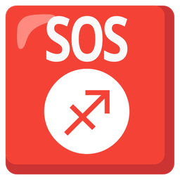 SOS button and Sagittarius