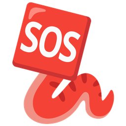 SOS button and snake