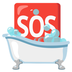 SOS button and soap